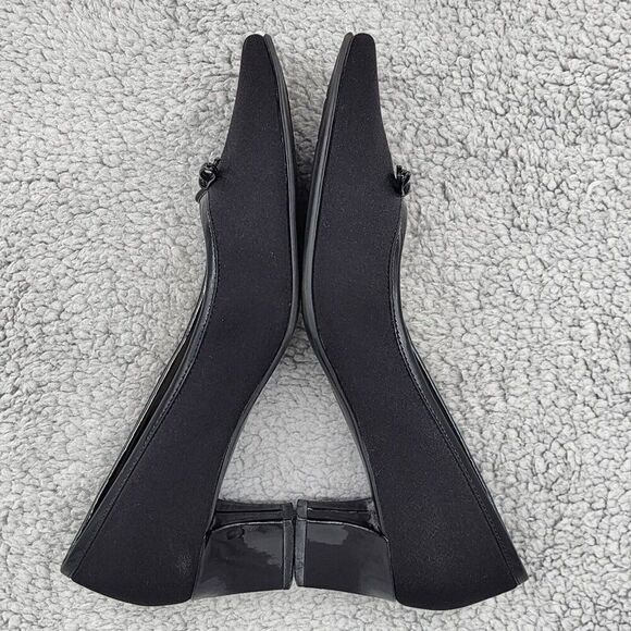 Naturalizer Classic Black Block Heels - Picture 6 of 9